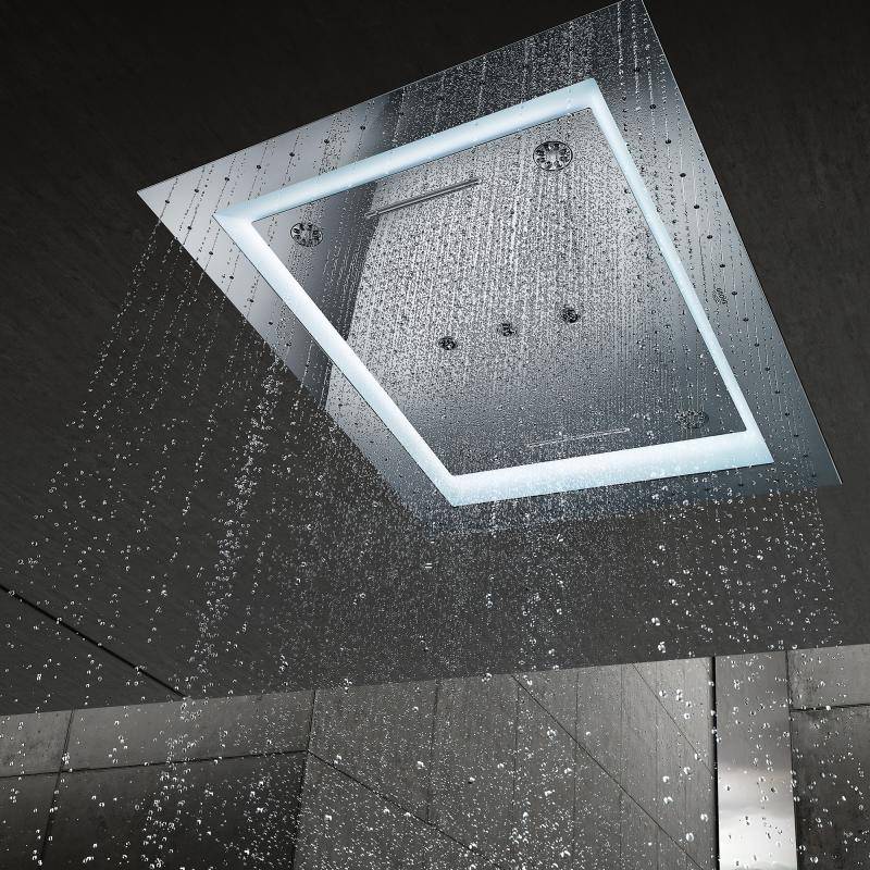 Потолочный душ GROHE AquaSymphony с 6+ режимами струи и подсветкой, хром (26373001) - Вид №4