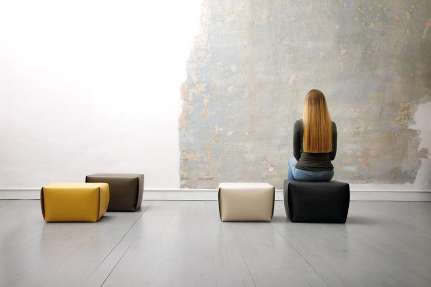 ManifestoDesign Прямоугольный кожаный пуф с обивкой sun-id-1366134 - Вид №6