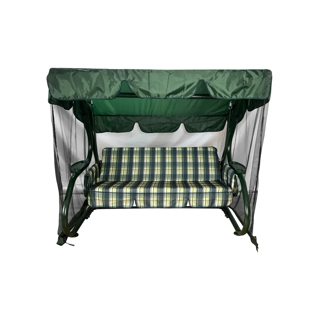Качели садовые Greengard София 3-х местные до 350 кг зеленый STLM-2136191 - Вид №2