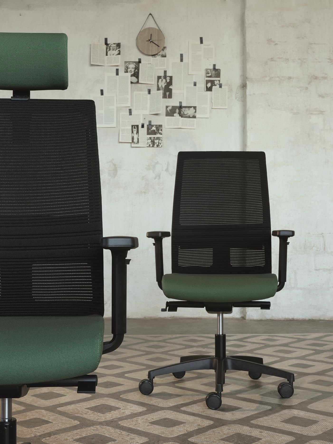 Операционный офисный стул с подлокотниками 5 спиц Nahu Omnia ARCH-00032856 - Вид №5