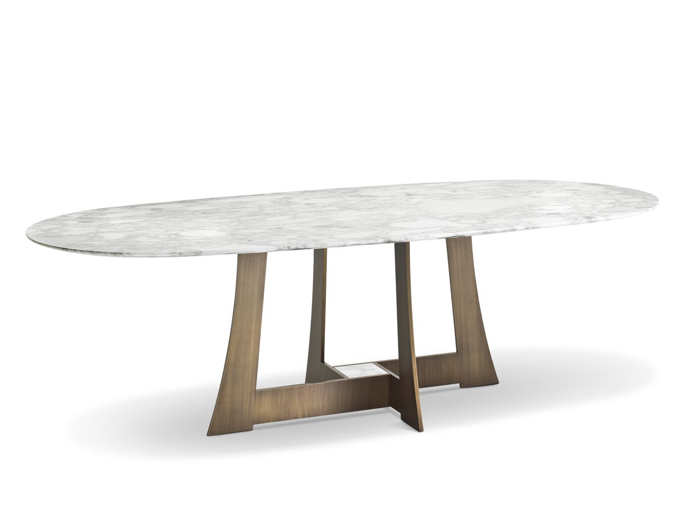 Овальный мраморный обеденный стол i 4 Mariani Мур ARCH-00097093 - Вид №1