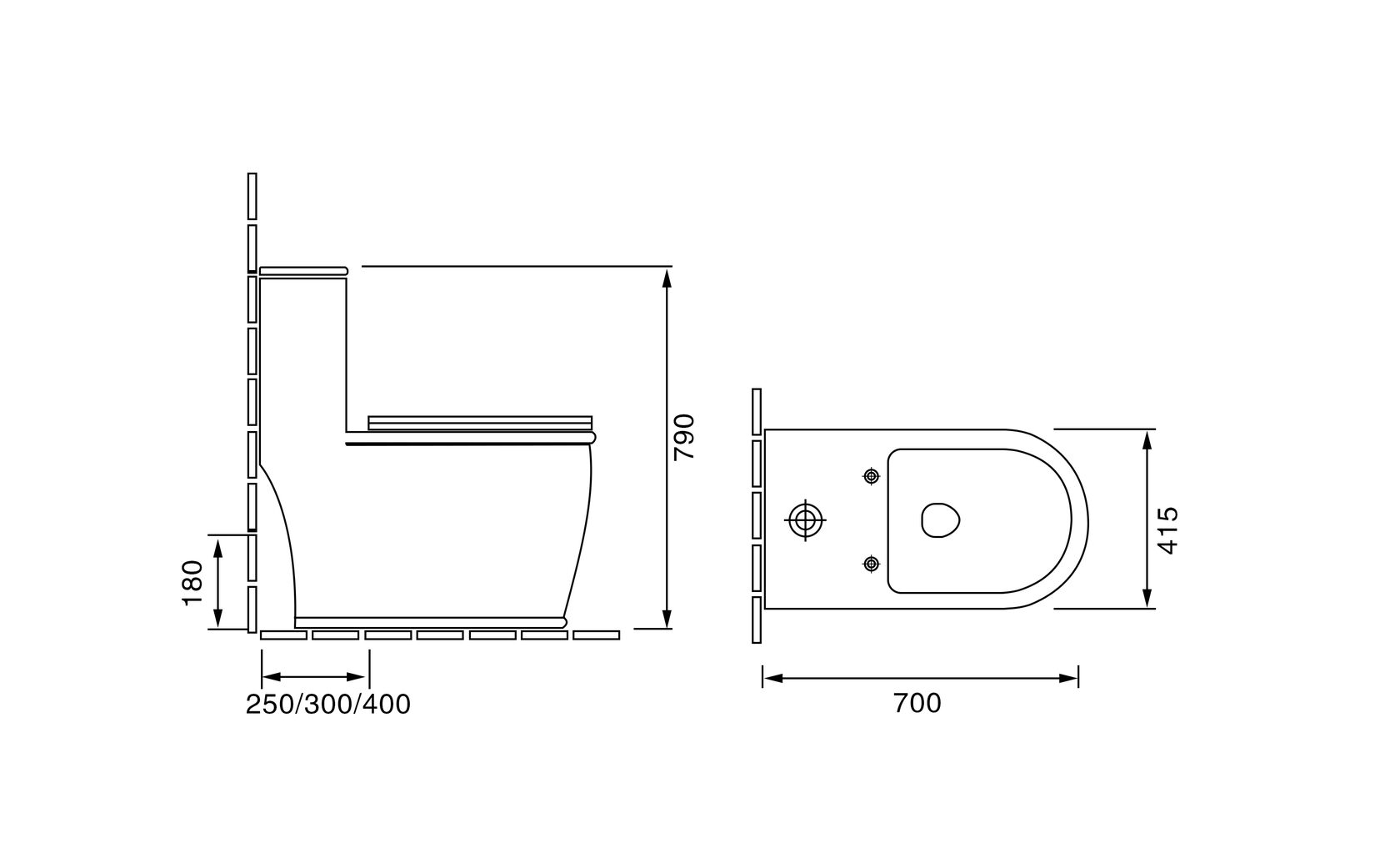 Унитазы-компакт SL-5019MB SANTILINE  - Вид №4