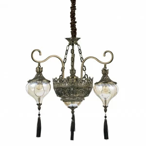 Подвесная люстра Ideal Lux Harem SP5 IDEAL LUX ДИЗАЙНЕРСКИЕ, HAREM 057369 Коричневый