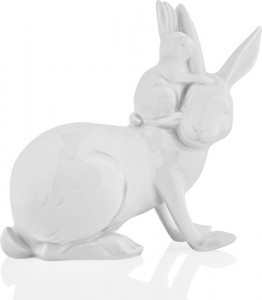 87774 Furstenberg Фигурка Furstenberg "Крольчиха с крольчонком" 10см (белая) Фарфор
