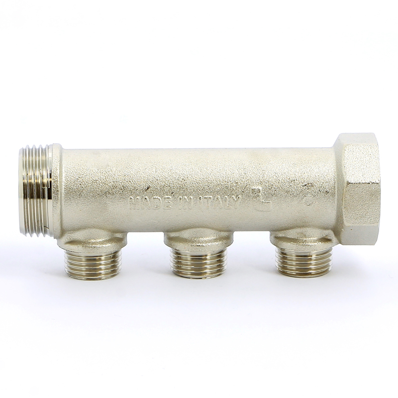 Коллектор НВ 1" никелированный ITAP 3 выхода 1/2"Н 38мм 45513 - Вид №1