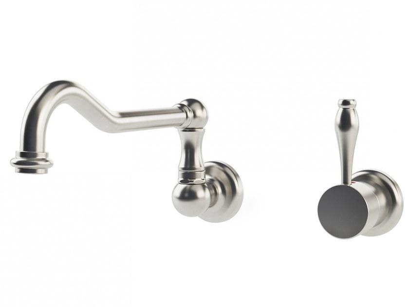 Officine Gullo Смеситель для кухни из латуни с двумя отверстиями и поворотным изливом sun-id-1399532 - Вид №2