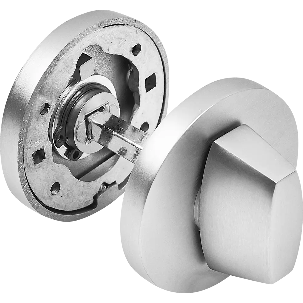 Фиксатор дверной ARMEX с замком для ванной и туалета 89355730 STLM-0900696