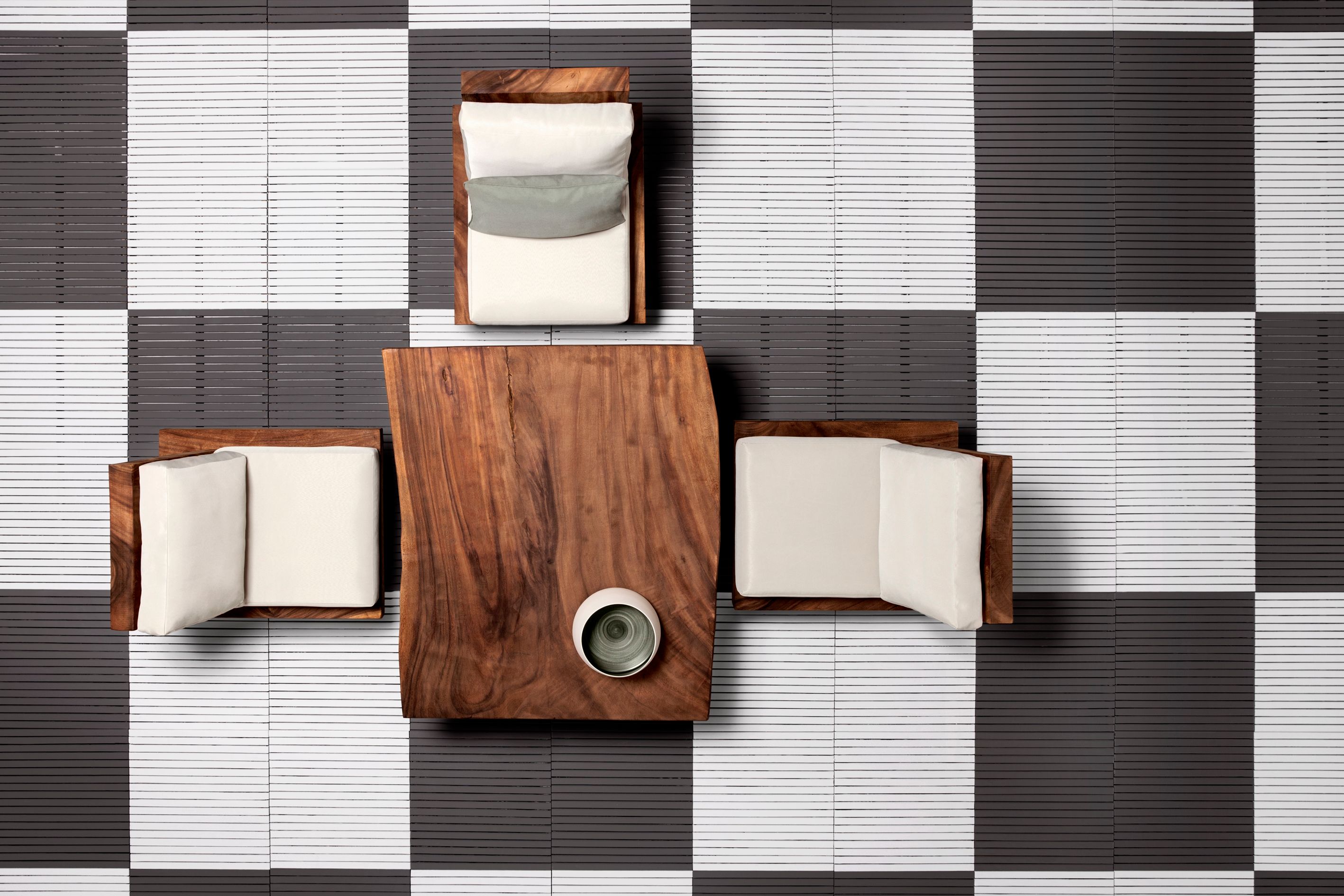 Прямоугольный садовый столик из массива дерева Il Giardino di Legno Suar ARCH-00028948 - Вид №2