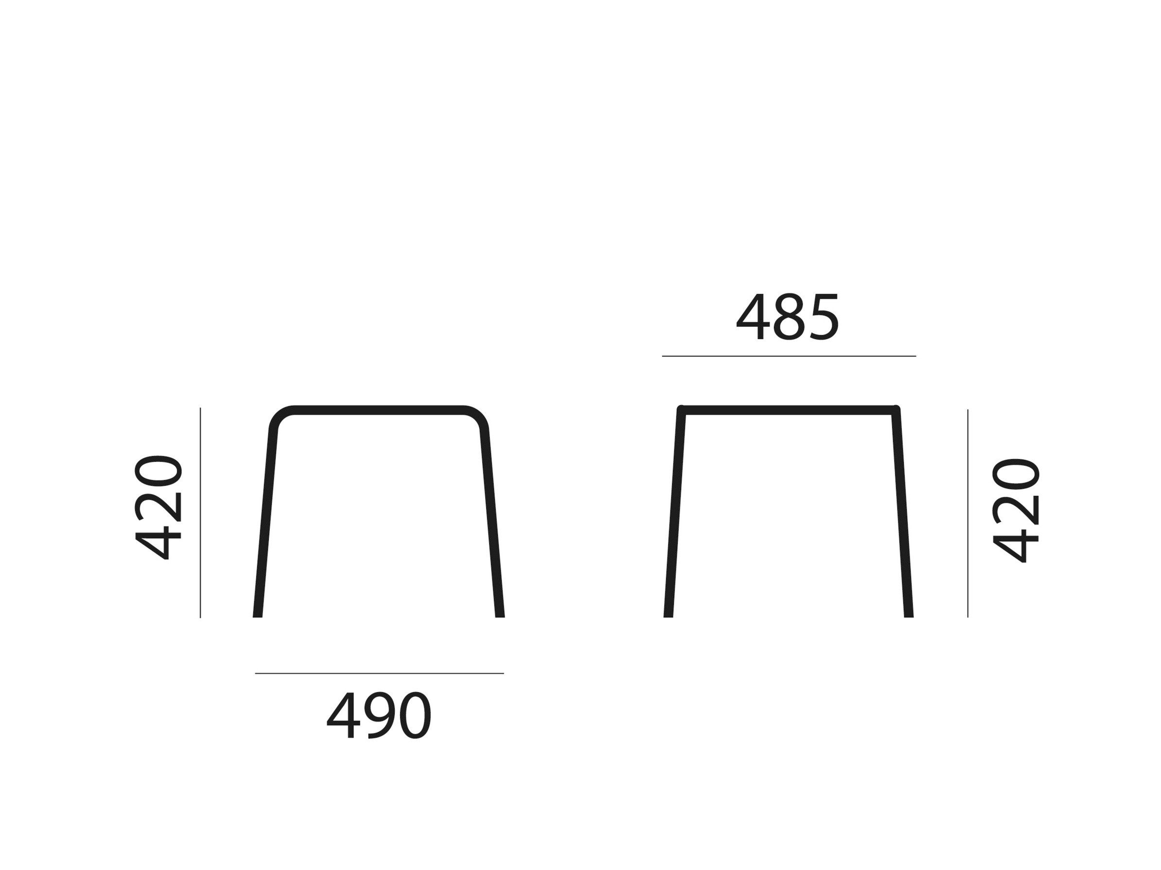 Стальной низкий садовый стул Brunner crona steel ARCH-00115669 - Вид №4