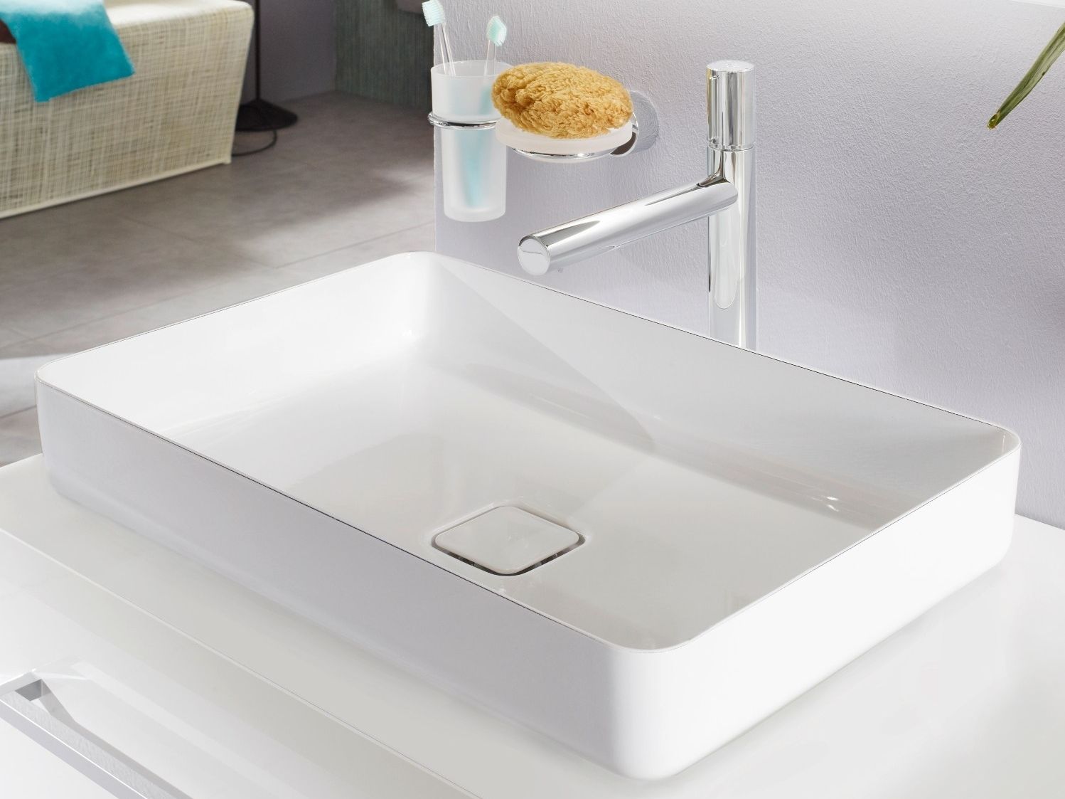 Умывальник с одной столешницей из эмалированной стали KALDEWEI Miena ARCH-00106310