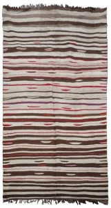 AFOLKI Ковер из шерсти в прямоугольную полоску Kilim Ta826be