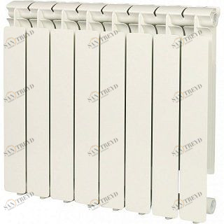 Радиатор STOUT Bravo алюминиевый, 8 секций, высота 500 мм SRA0110050008