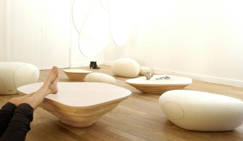 smarin Низкий деревянный журнальный столик Livingisland sun-id-1379025 - Вид №2