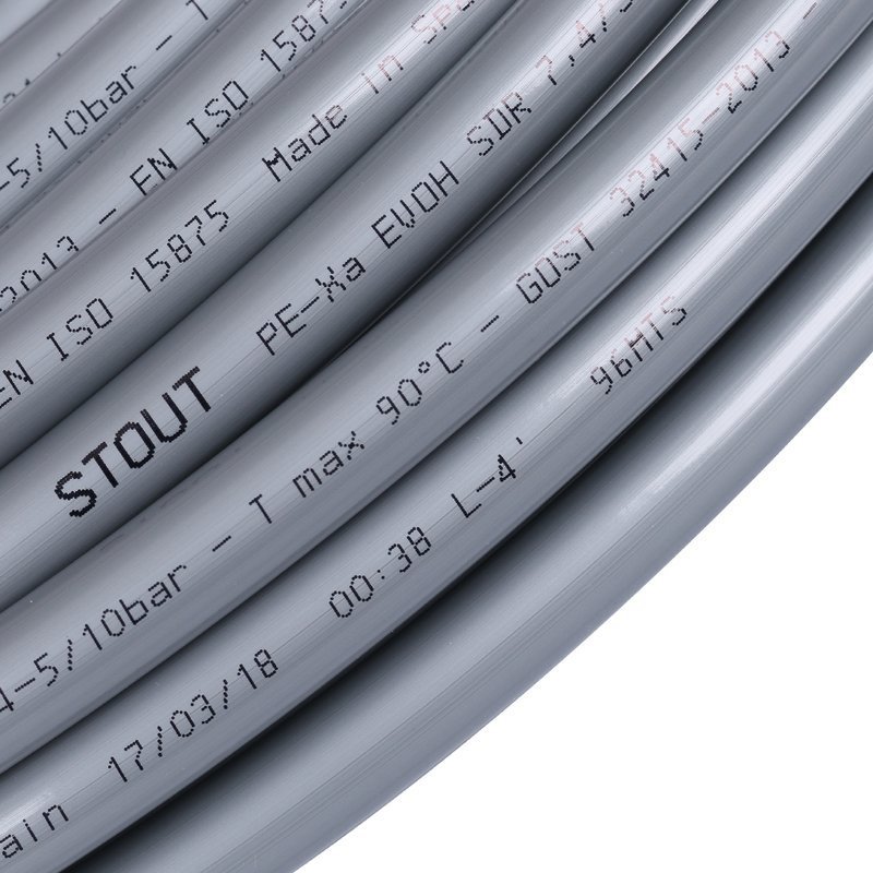 Труба из сшитого полиэтилена 16х2,2 (PEX-a) STOUT - бухта 100 м SPX0001001622 - Вид №1