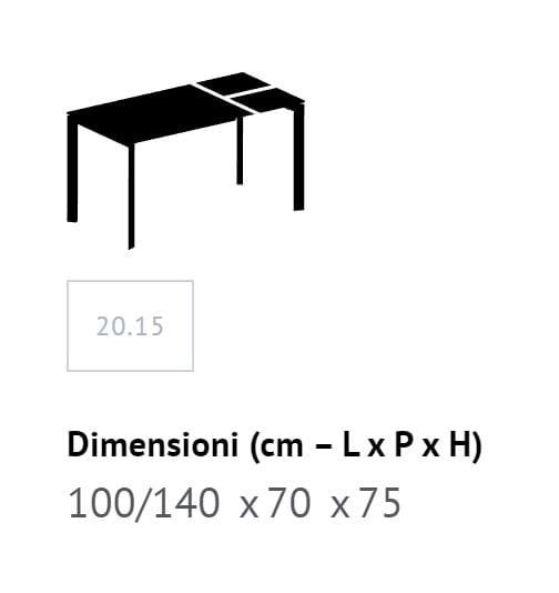Стол для гостиной из стали и меламина Bontempi Casa DUBLINO ARCH-00062557 - Вид №5