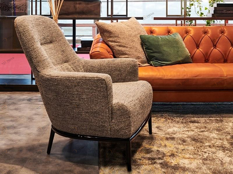 Borzalino Кресло из ткани с подлокотниками sun-id-1357791