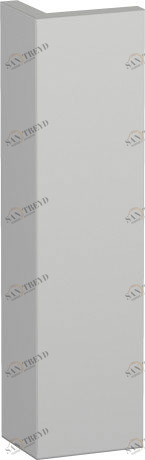 XL549901818 X-Large Доборная планка для шкафчика X-Large Белый матовый, декор Duravit