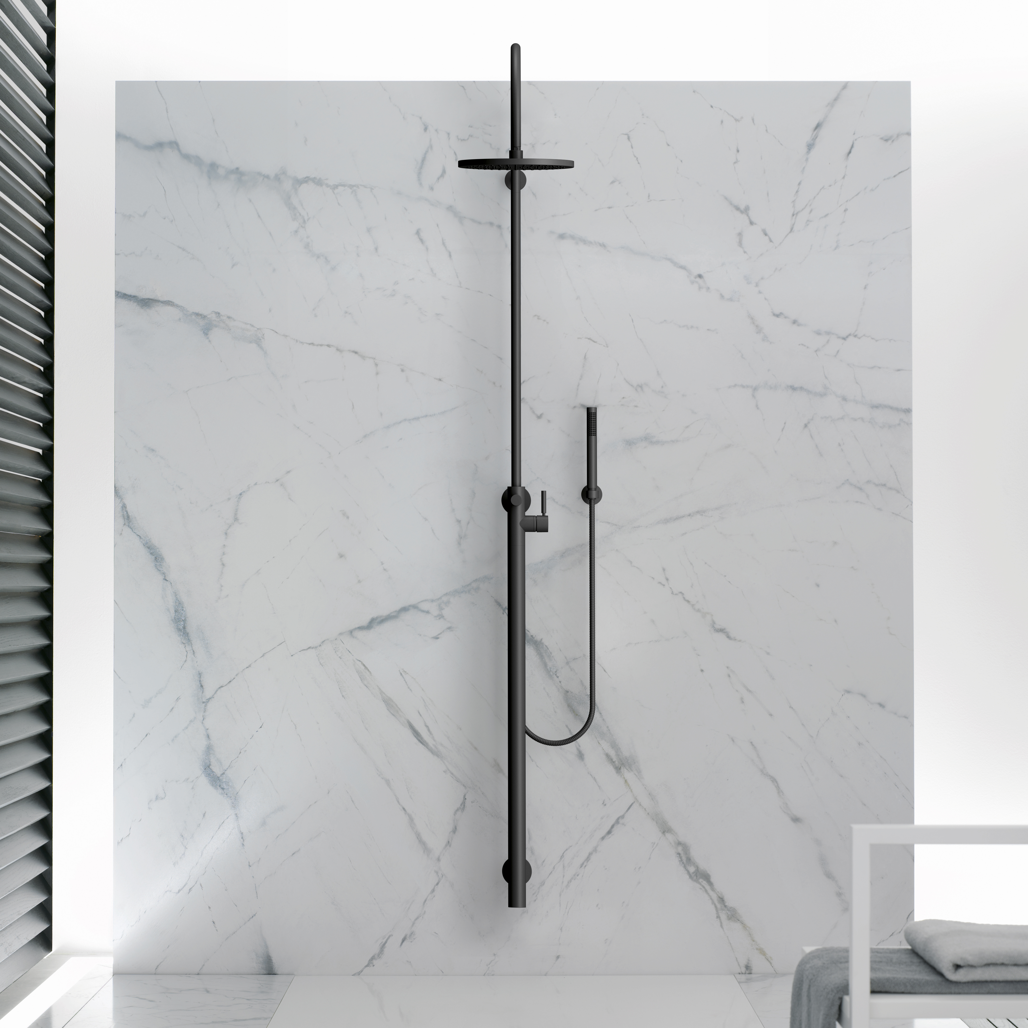 Душевая система со смесителем однорычажным без ручного душа - Хром DornBracht Meta 26024661-00 - Вид №1