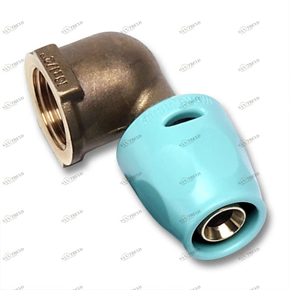 123090G1612 SANHA 23090G 3fit-Push Отвод 90° Вст-ВР 16x1/2 мм 