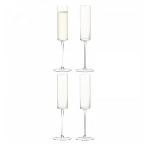 Набор из 4 бокалов-флейт 150 мл Otis LSA INTERNATIONAL OTIS 00-3863026 Прозрачный