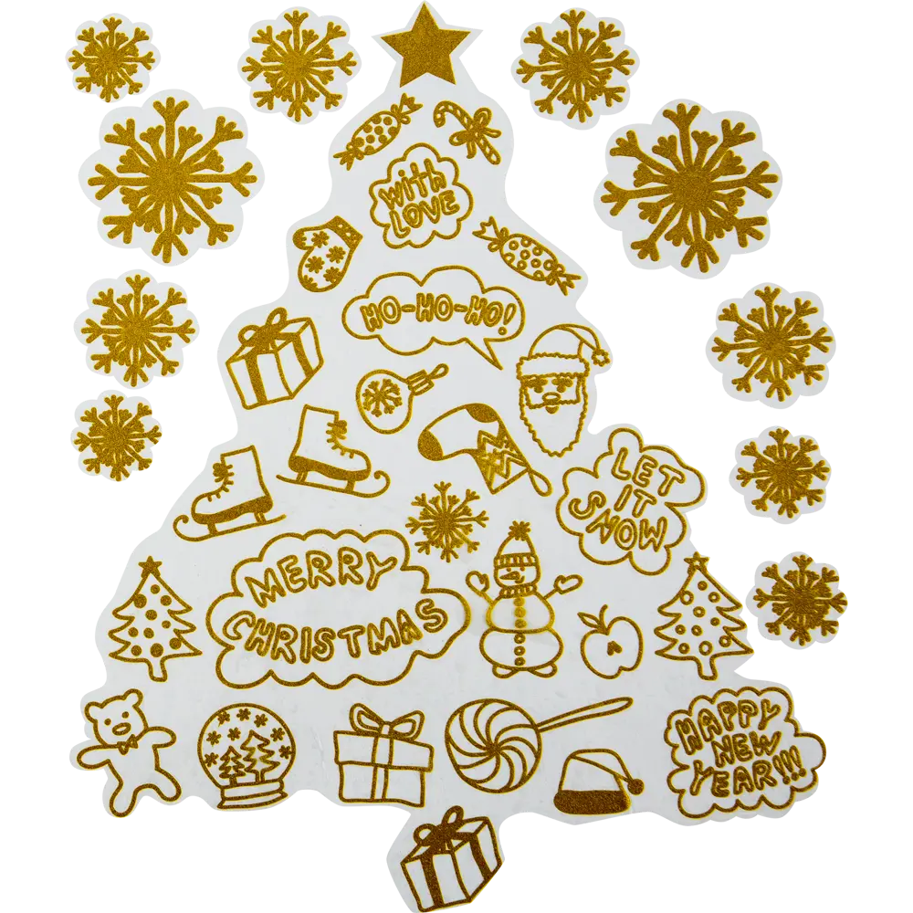 Наклейка «Ёлка» 72x54 см 82185325 STLM-2200385 Santreyd 