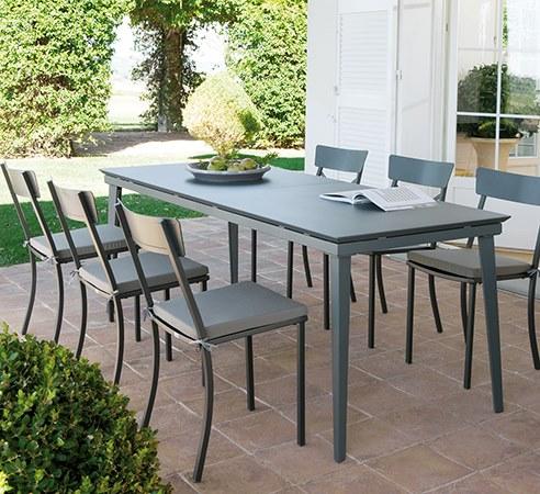Vermobil Выдвижной прямоугольный садовый стол из металла Mogan Mg2600 - Вид №2