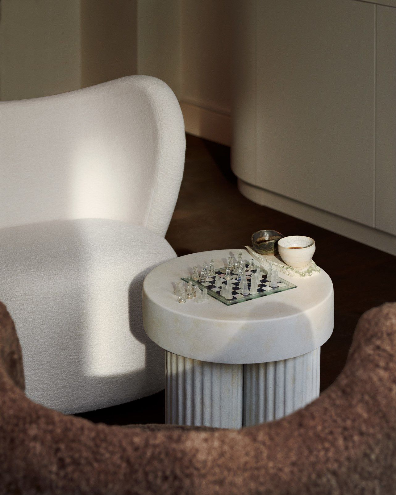 Льняное вращающееся кресло NORR11 Big ARCH-00060516 - Вид №15