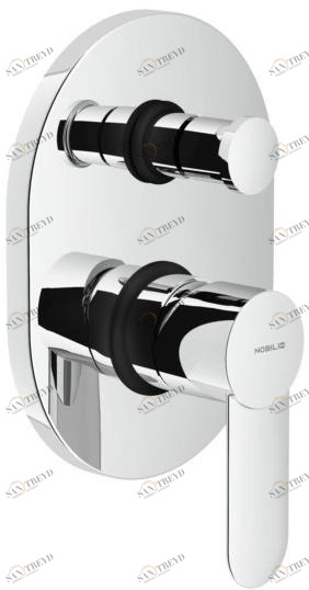 Nobili Rubinetterie Смеситель для душа, однорычажный, с переключателем Sand sun-id-1425852