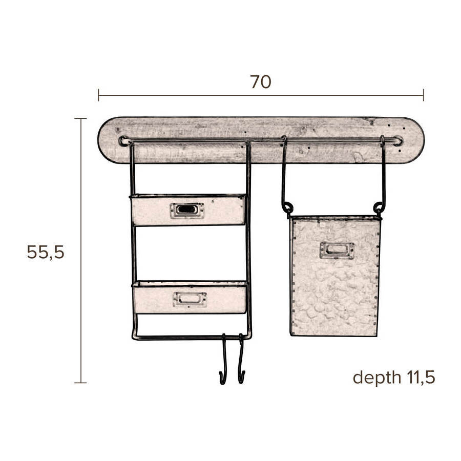 Вешалка Marley Dutchbone 7600008 - Вид №5