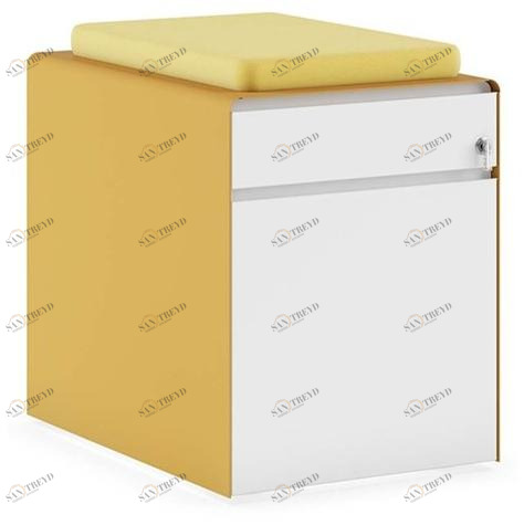 Ersa Офисный ящик из окрашенного металла с фиксируемыми колесами Steam sun-id-1436826