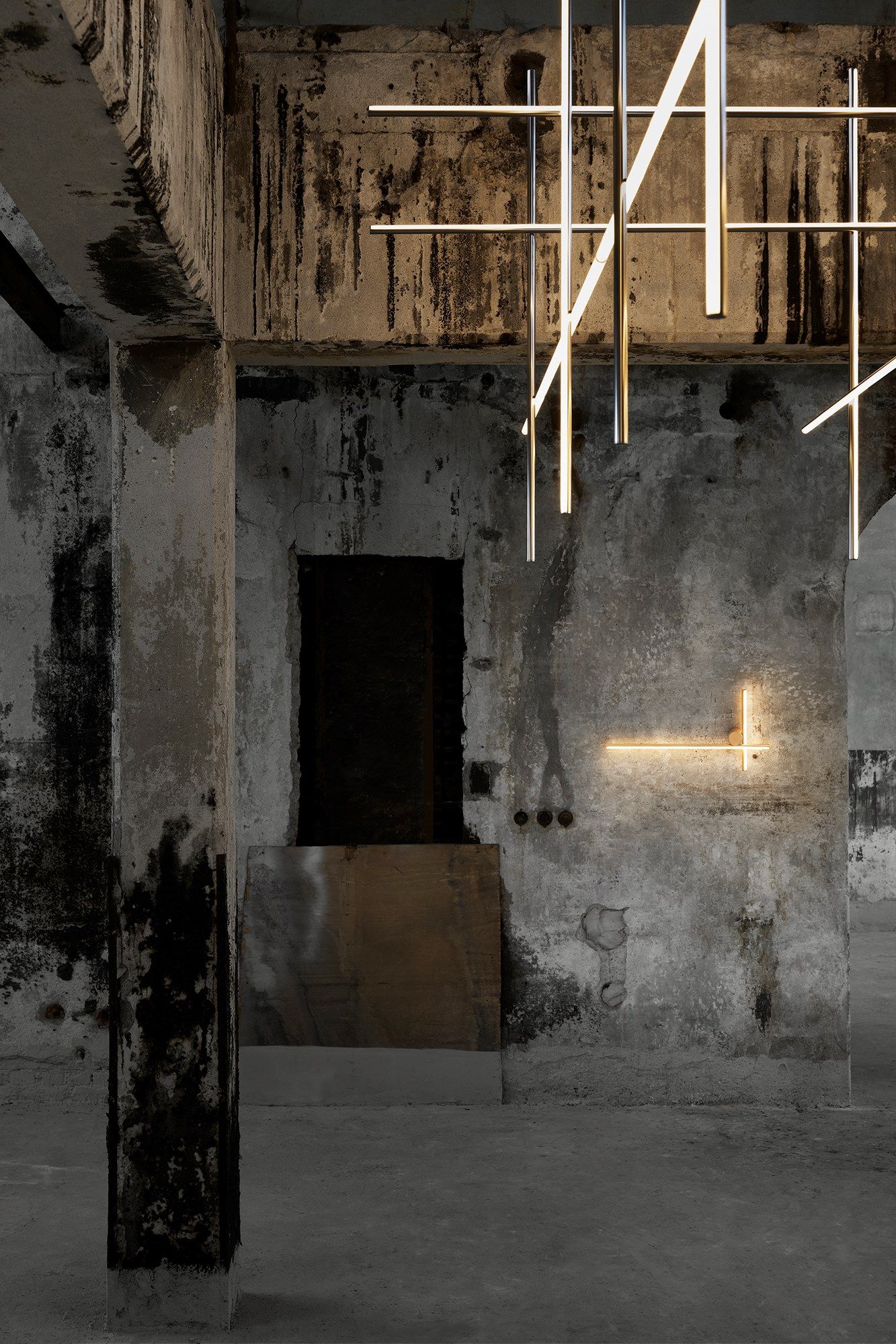 Экструдированный алюминиевый светодиодный настенный светильник Flos Coordinates ARCH-00034700 - Вид №4