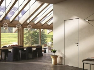 FERREROLEGNO Встраиваемая деревянная дверь со скрытыми петлями Sistema zero