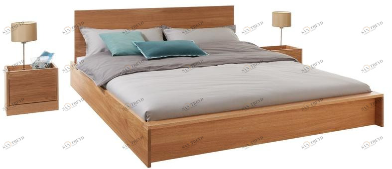 Müller Small Living Кровать с изголовьем Flai 10295