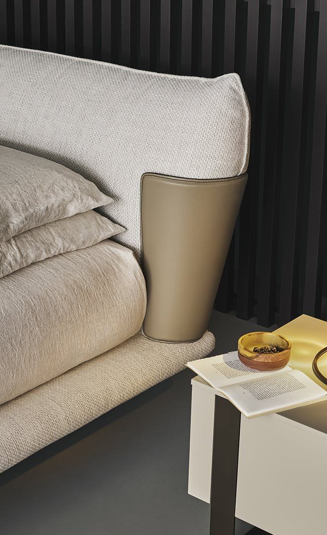 Двуспальная кровать из ткани BONALDO Blend ARCH-00056975 - Вид №1