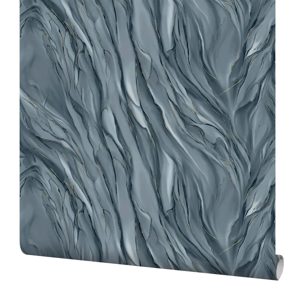 Флизелиновые обои Erismann Caramel синие абстрактные 1.06 м 89419111 STLM-1568522