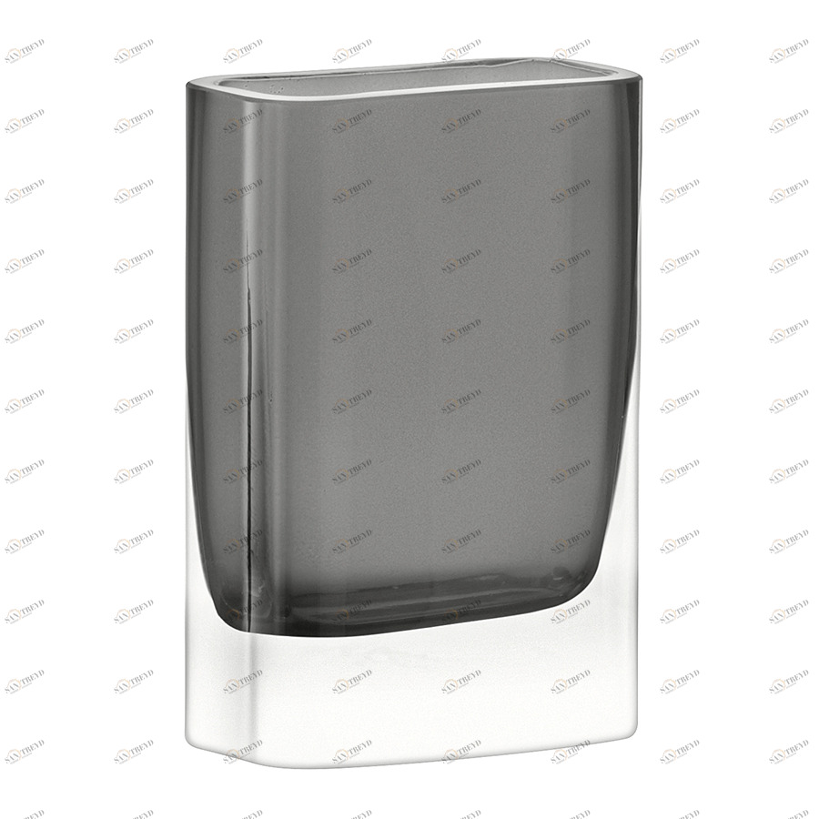 Ваза прямоугольная 15х10х5 см серая Modular LSA INTERNATIONAL - 253395 Серый 