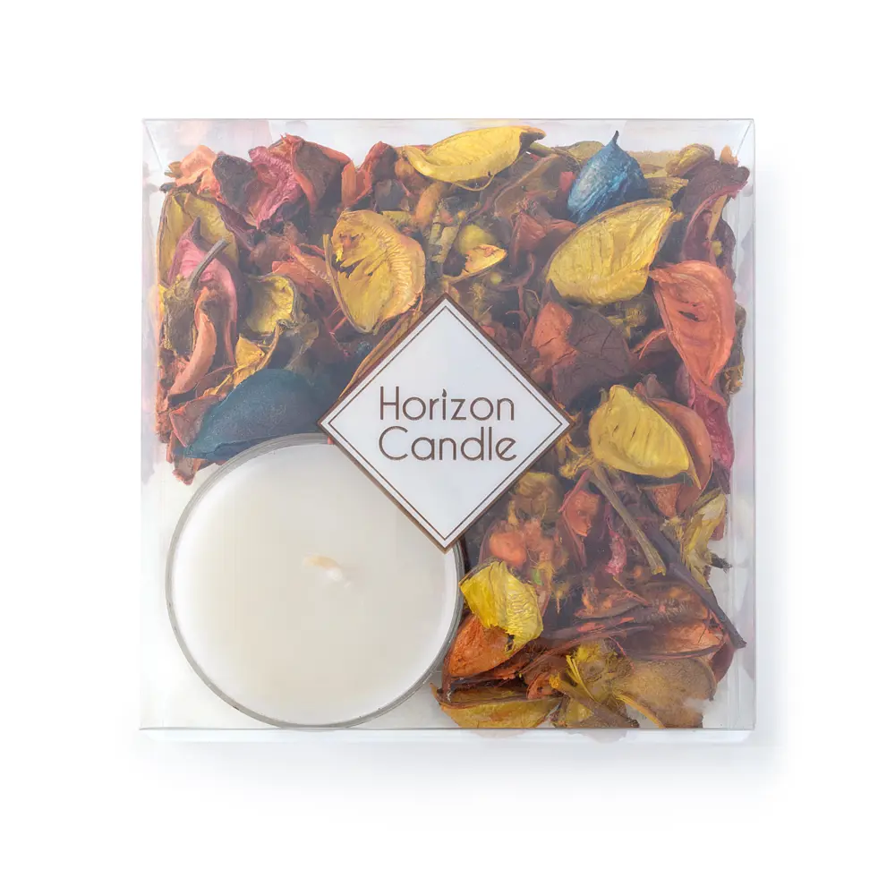 89348724 Свеча чайная ароматизированная с саше Ваниль бежевая 3.3 см STLM-0824398 HORIZON CANDLES 