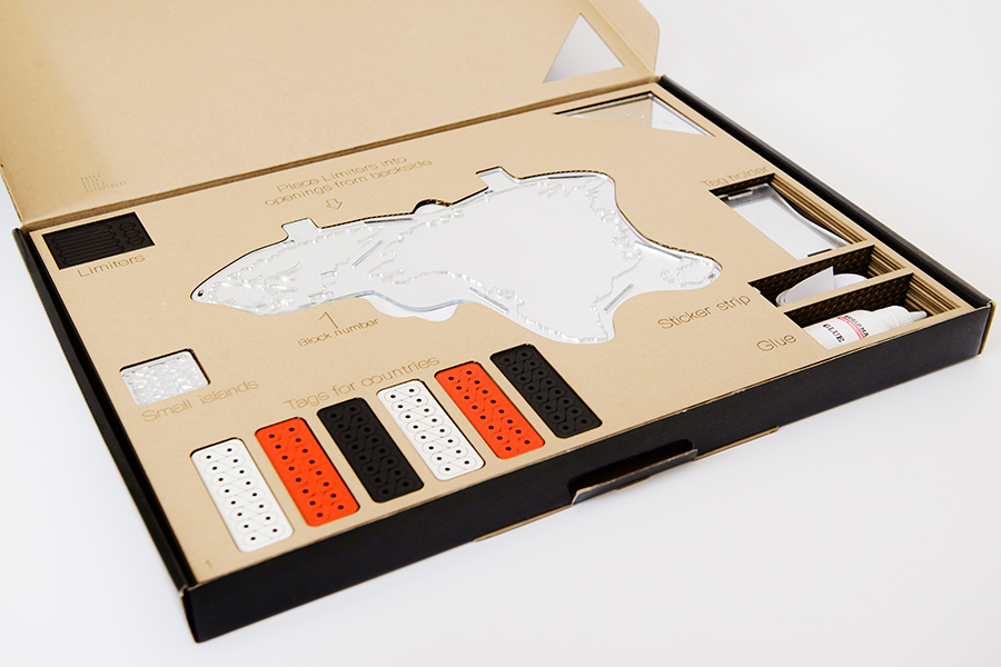 19-19 Карта-пазл зеркальная wall decoration exclusive 90х54 см Mimi  - Вид №10