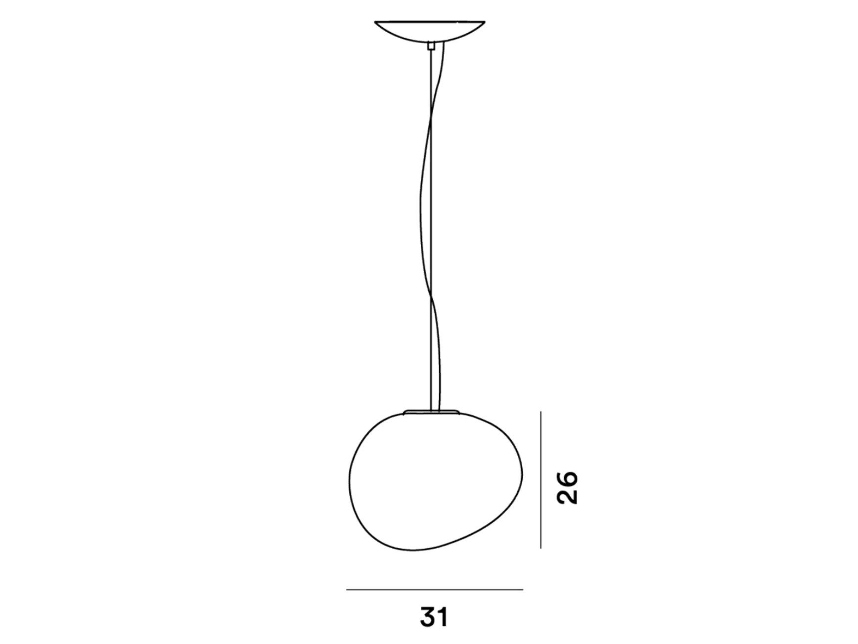 Выдувное стекло светодиодный подвесной светильник Foscarini Gregg ARCH-00114280 - Вид №10