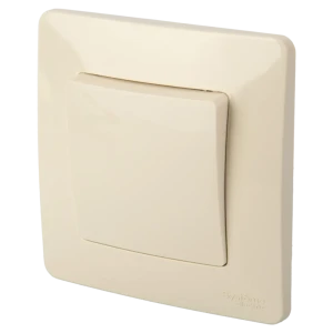 Выключатель встраиваемый Systeme Electric Blanca 1 клавиша цвет бежевый