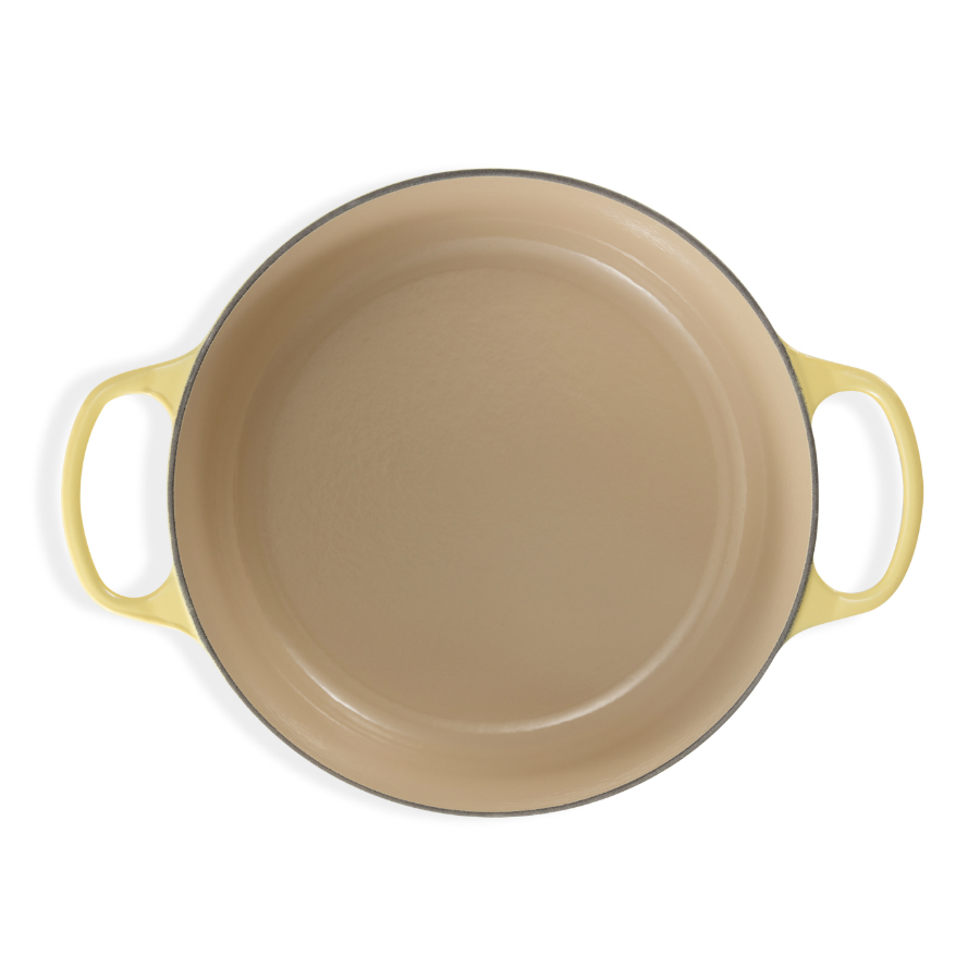 Кастрюля чугунная Le Creuset, Ø22 см, желтая 21177224032430 - Вид №6
