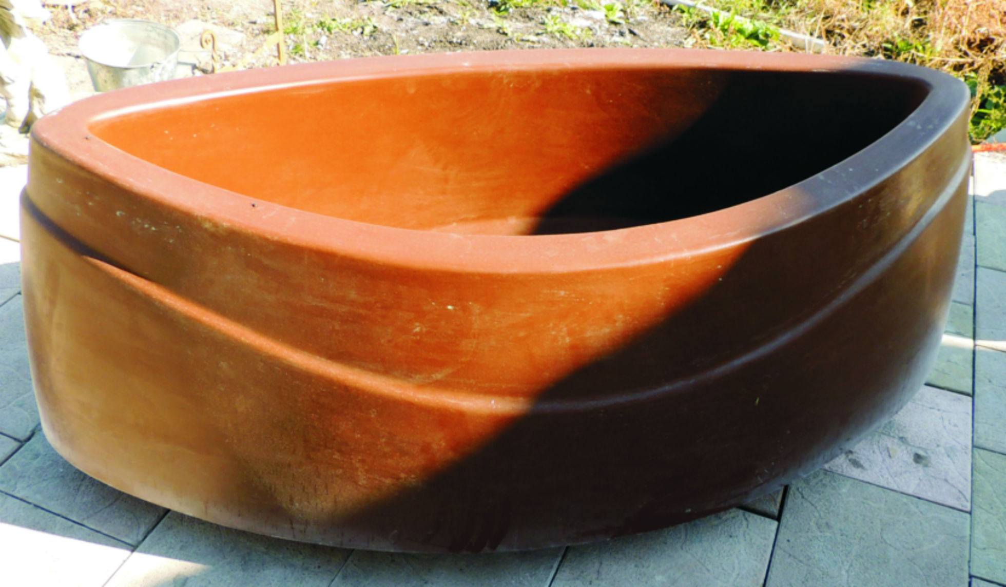 LD101-TCH.CB ЛАДЬЯ цветочница бетонная фигурная LAB.Space  - Вид №2