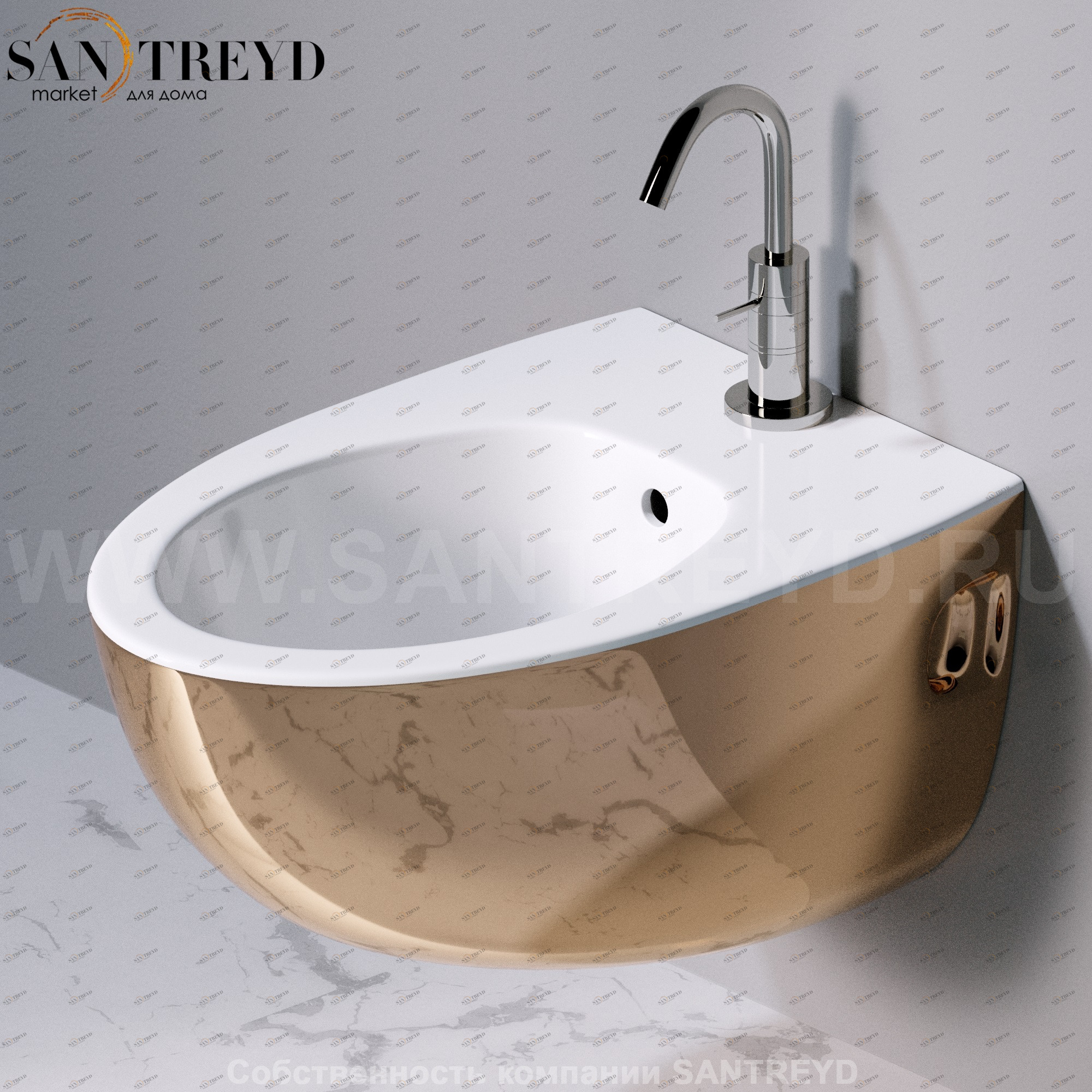 S512.255 Биде подвесное OVAL A. e T. Italia AeT ITALIA