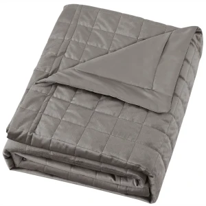 INSPIRE Etna — велюровое покрывало с геометрической стежкой 89334837