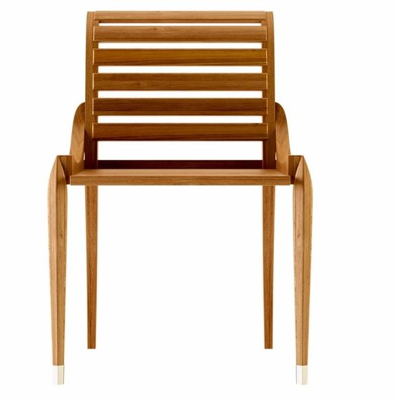 ASTELLO Садовый стул из тика Iris Ir.sc1.l1 - Вид №2