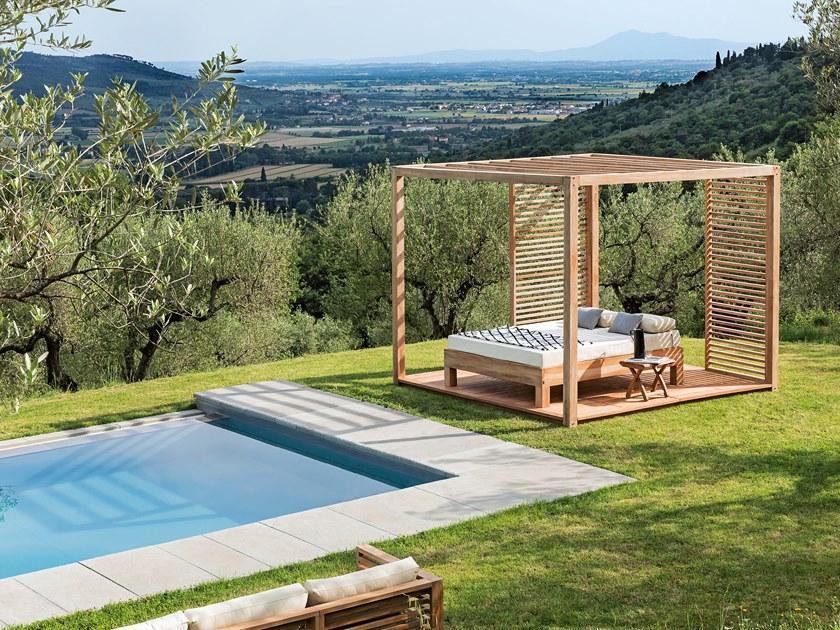Il Giardino di Legno Грядка из тикового дерева с балдахином Ratio Rati0525 + rati0526 - Вид №4