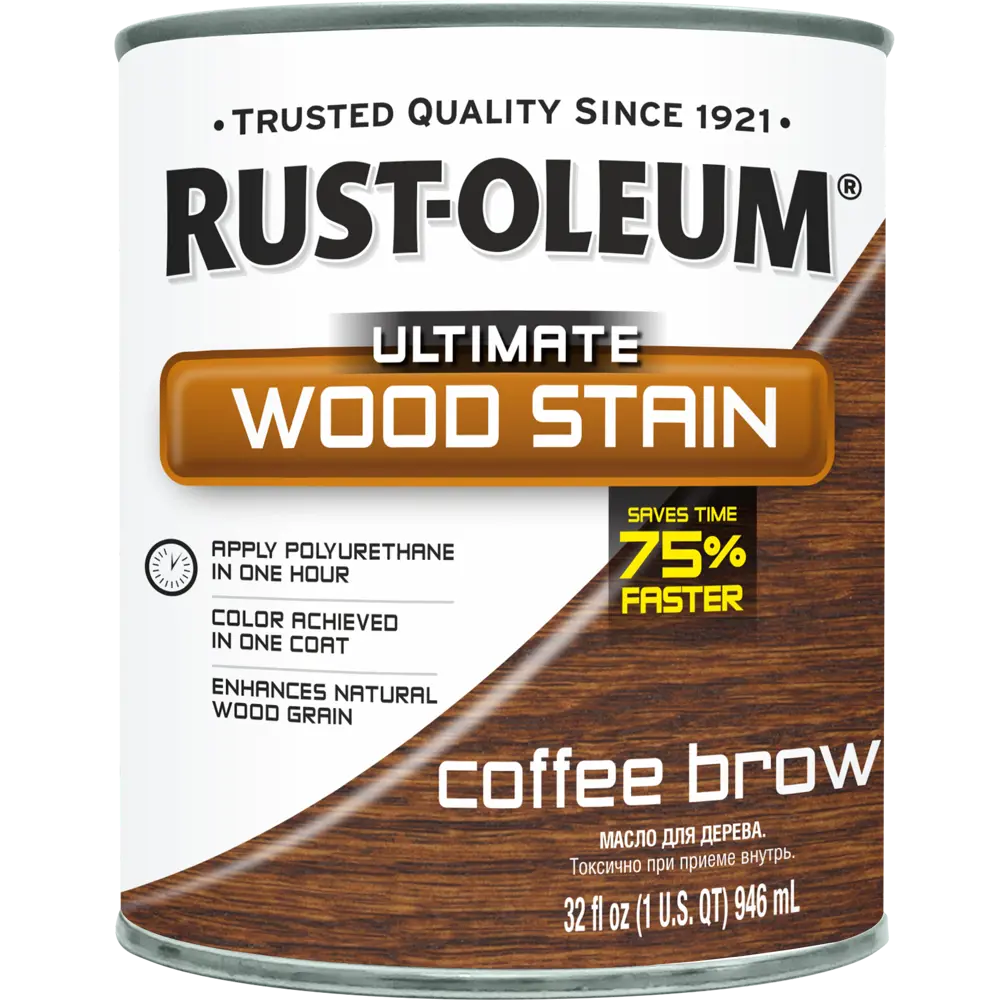 Масло тонирующее Ultimate цвет кофе мокко 0.946 л 82482326 STLM-2047005 RUST-OLEUM  - Вид №1