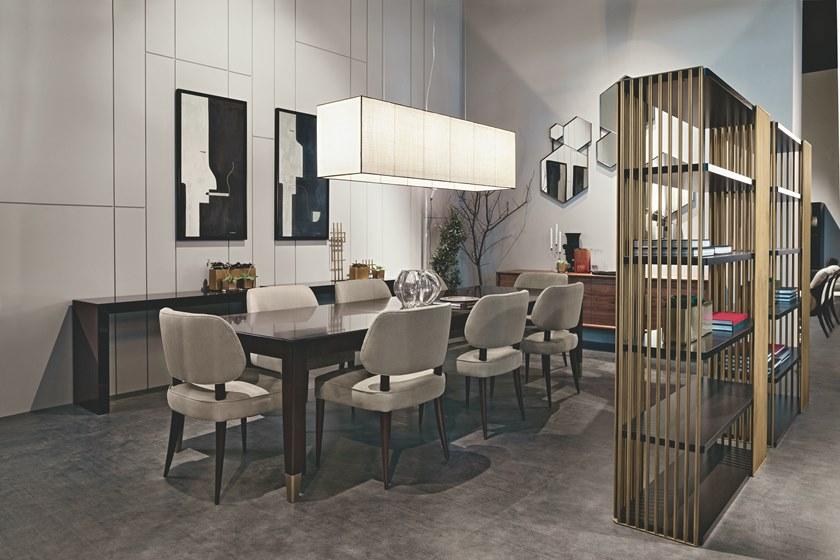 SELVA Открытый двусторонний книжный шкаф из дерева и металла  8088  - Вид №9