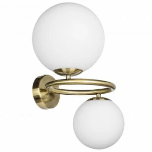 Бра настенное белое с золотым Lightstar Globo 815621 LIGHTSTAR GLOBO 00-3931698 Белый;золото