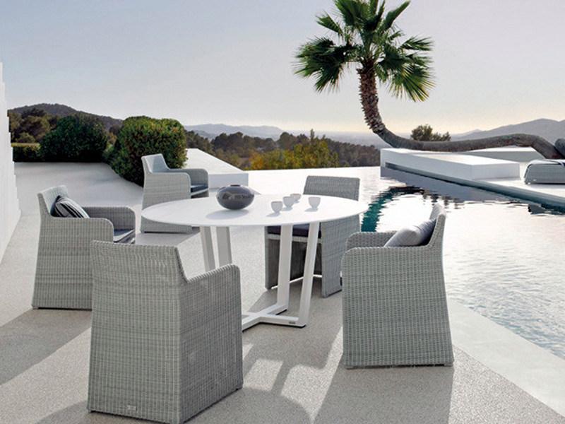 MANUTTI Круглый садовый стол из алюминия Fuse sun-id-1453063 - Вид №3